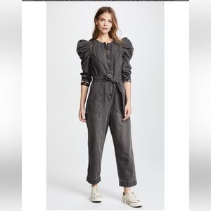 Rebecca tylor la vie denim jumpsuit size S worn once, run little big